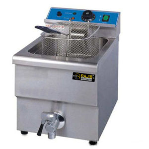 1 Tank 1 Basket Electric Fryer With Tap