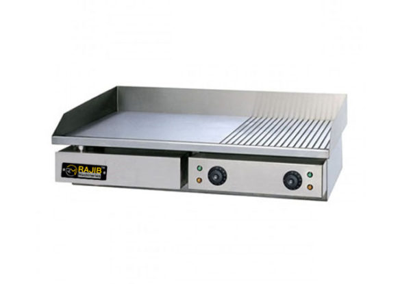 Electric Griddle Half Grooved/Half Flat