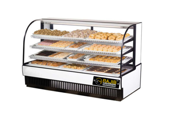 Refrigerated Display Showcase Oval Shape